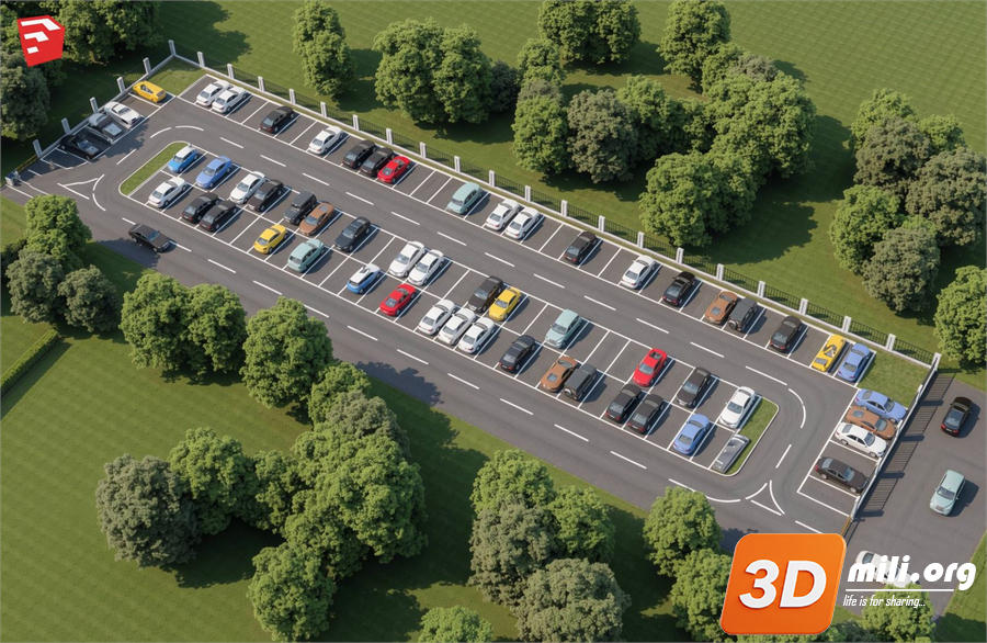 Parking lot Skp Files